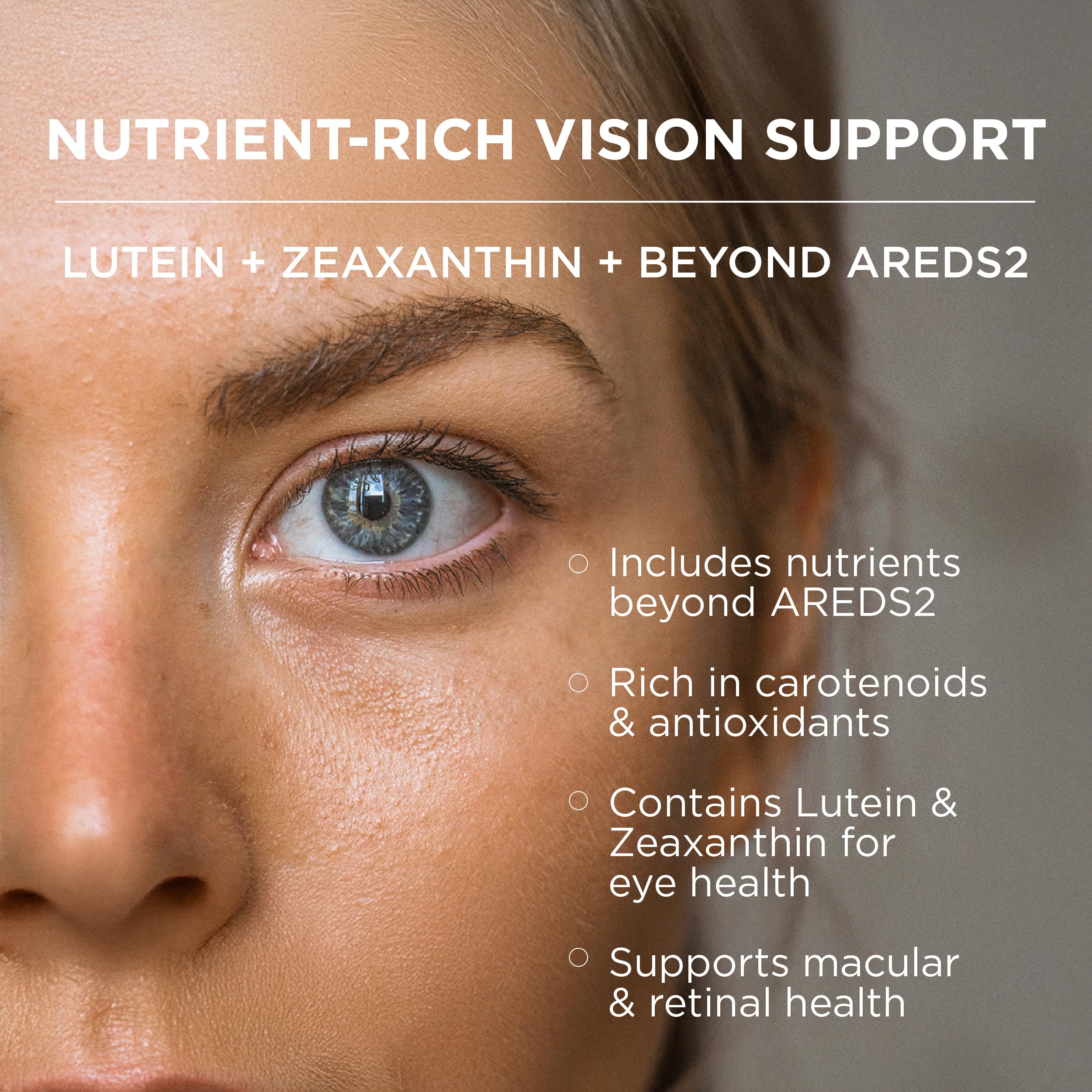 EyeScience – emballage sans gluten et ingrédients naturels.