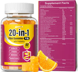 EYHBQIA Fibre en bouteille ouverte, soutien digestif potentiel et routine pratique.
