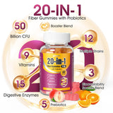 EYHBQIA Gommes orange, goût fruité et apport en fibres.