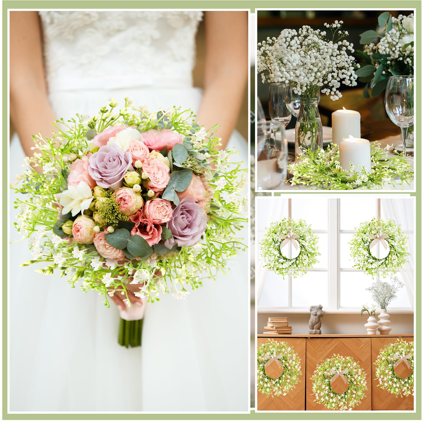 EYNDYN décor printemps mur et porte – guirlande légère et chaleureuse.