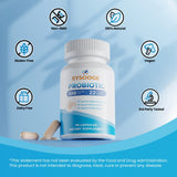 Eysooge Probiotiques: capsules véganes sans allergènes courants.