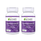 EZ Melts ashwagandha-dissolvant-pomme-framboise, absorption rapide pour énergie durable