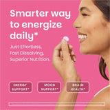 EZ Melts B12, tablette rouge cerise prête à fondre