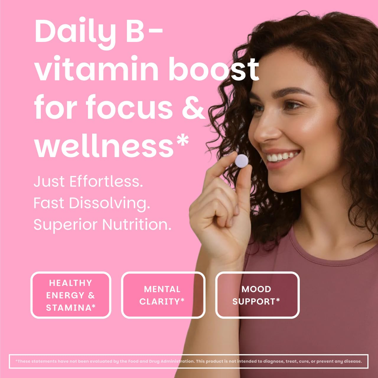 EZ Melts bouteille avec pastilles cerise, facilité d'utilisation
