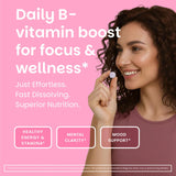 EZ Melts bouteille avec pastilles cerise, facilité d'utilisation