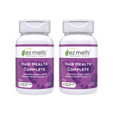 EZ Melts Hair Health Complete : bouteille montrant le packaging et le format pratique.