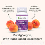 EZ Melts Hair Health Complete contient AnaGain Nu pour la vitalité capillaire.