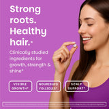 EZ Melts Hair Health Complete comprimé sublingual prêt à dissoudre.