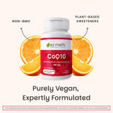 EZ Melts CoQ10, sans arômes artificiels pour un goût naturel.