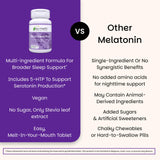 Conception naturelle soutient le cycle de sommeil avec EZ Melts Melatonin Plus