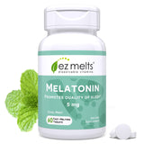 EZ Melts Mélatonine: tablettes dissolvables à la menthe froide pour un endormissement facilité