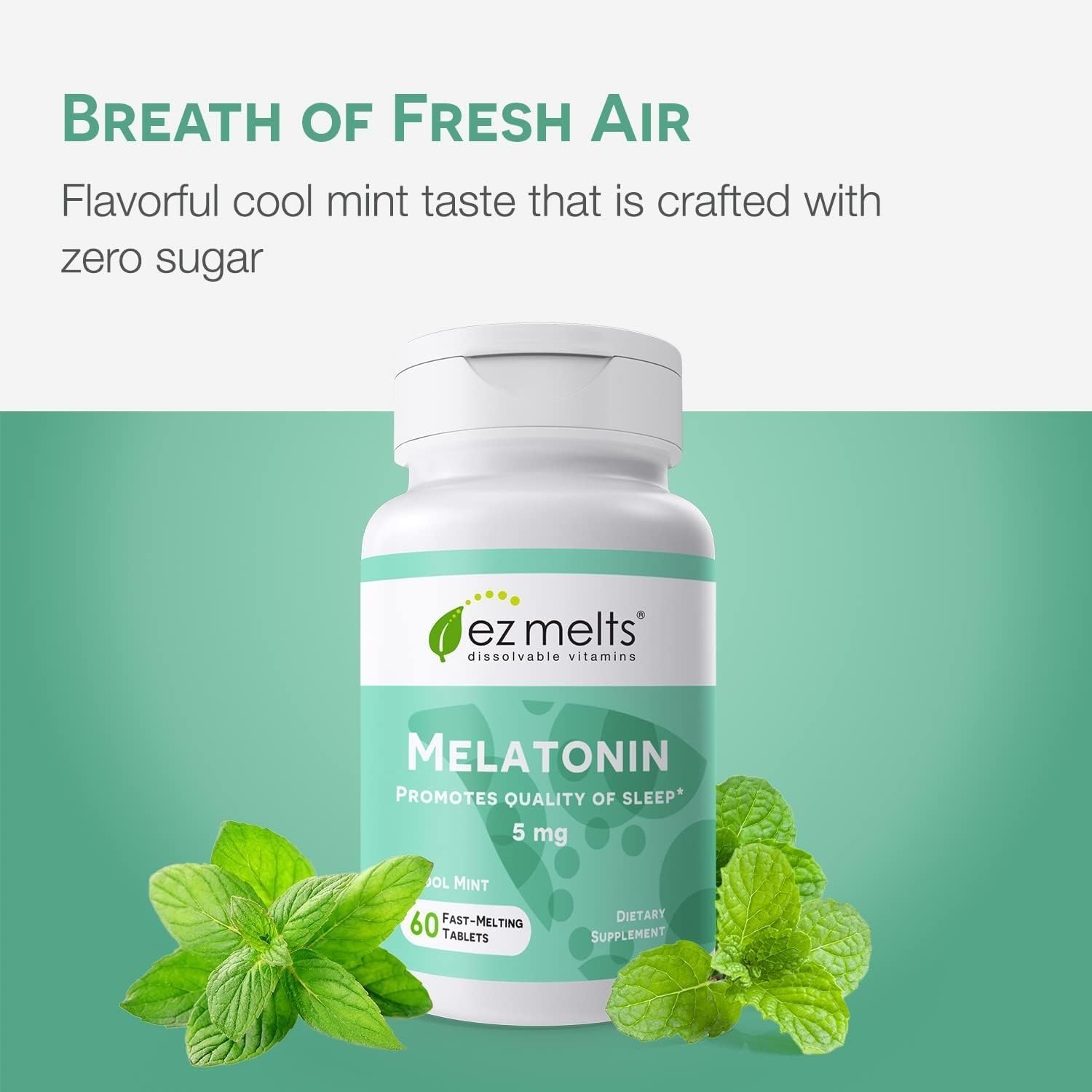EZ Melts Mélatonine – format pratique pour les voyages et soirées en déplacement.