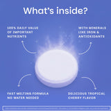 Soutien antioxydant et energie avec EZ Melts Fer