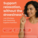 EZ Melts relaxation quotidienne: soutien au calme pour toute la journée.