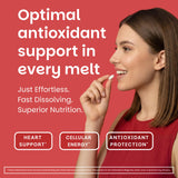 EZ Melts saveur pomme – tablette au goût fruité prête à fondre.