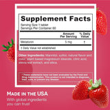 EZ Melts Tablettes Mélatonine, dissolution rapide pour sommeil pratique.