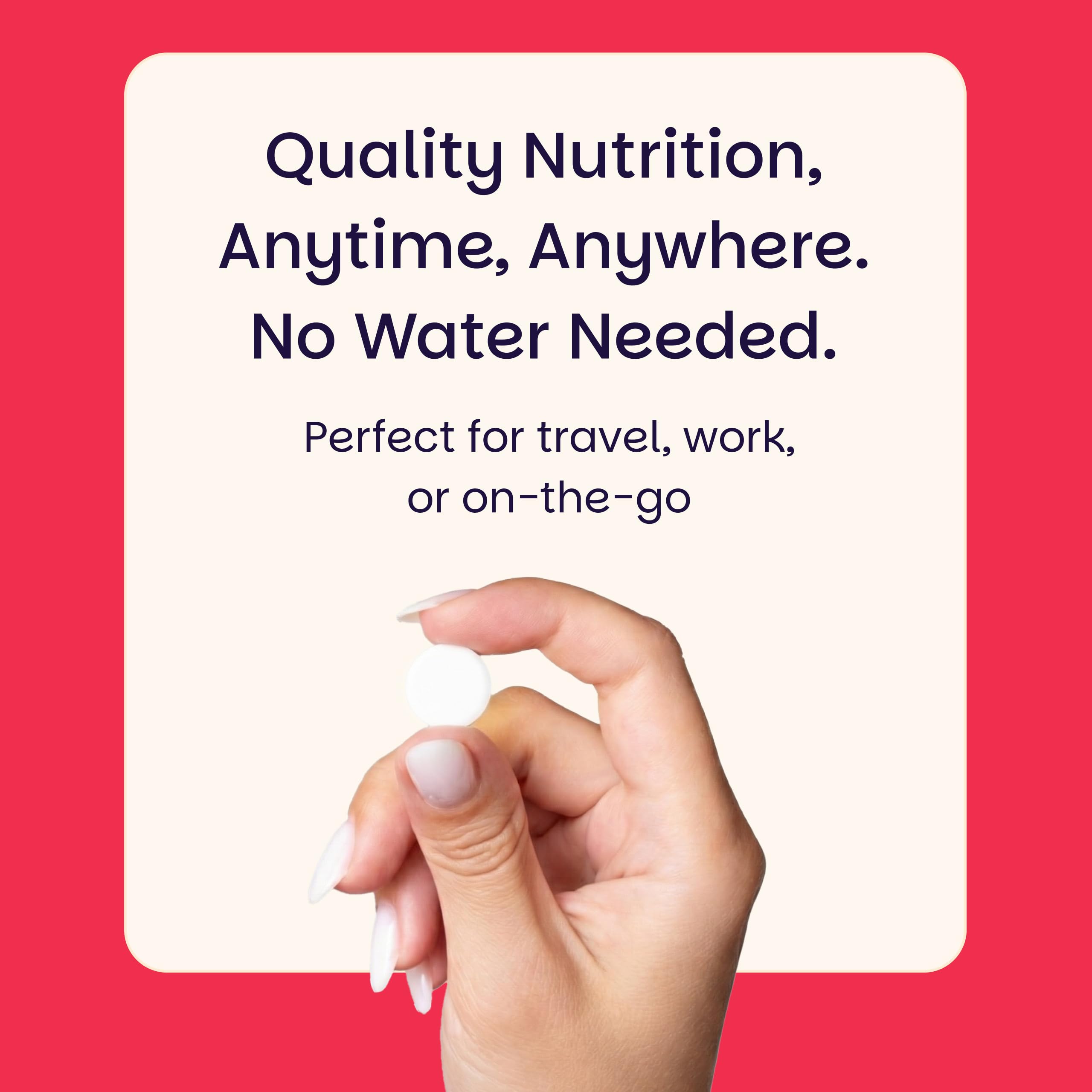 EZ Melts Vitamine A, sans arômes artificiels pour une option naturelle.