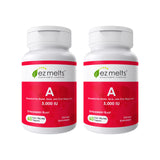 EZ Melts Vitamine A tablette dissolvante fraise-arôme soutien quotidien peau et vue