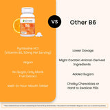 EZ Melts Vitamin B6 cerveau-concentration favorise clarté et performance mentale.