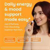 EZ Melts Vitamin B6 tablettes dissolvables facilitent l'ingestion et l'absorption rapide.