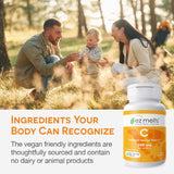 EZ Melts Vitamin C – goût orange citron agréable pour prise quotidienne.