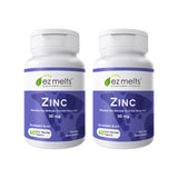 EZ Melts Zinc: tablettes dissoutes rapidement, pratique en déplacement.