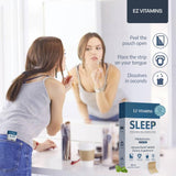 EZ VITAMINS formule relaxante: L-Theanine et Valériane favorisent la détente.