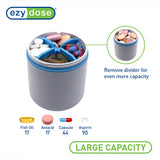 EZY DOSE Distributeur Glissant Accessible: accès rapide d'une main pour pilules quotidiennes.
