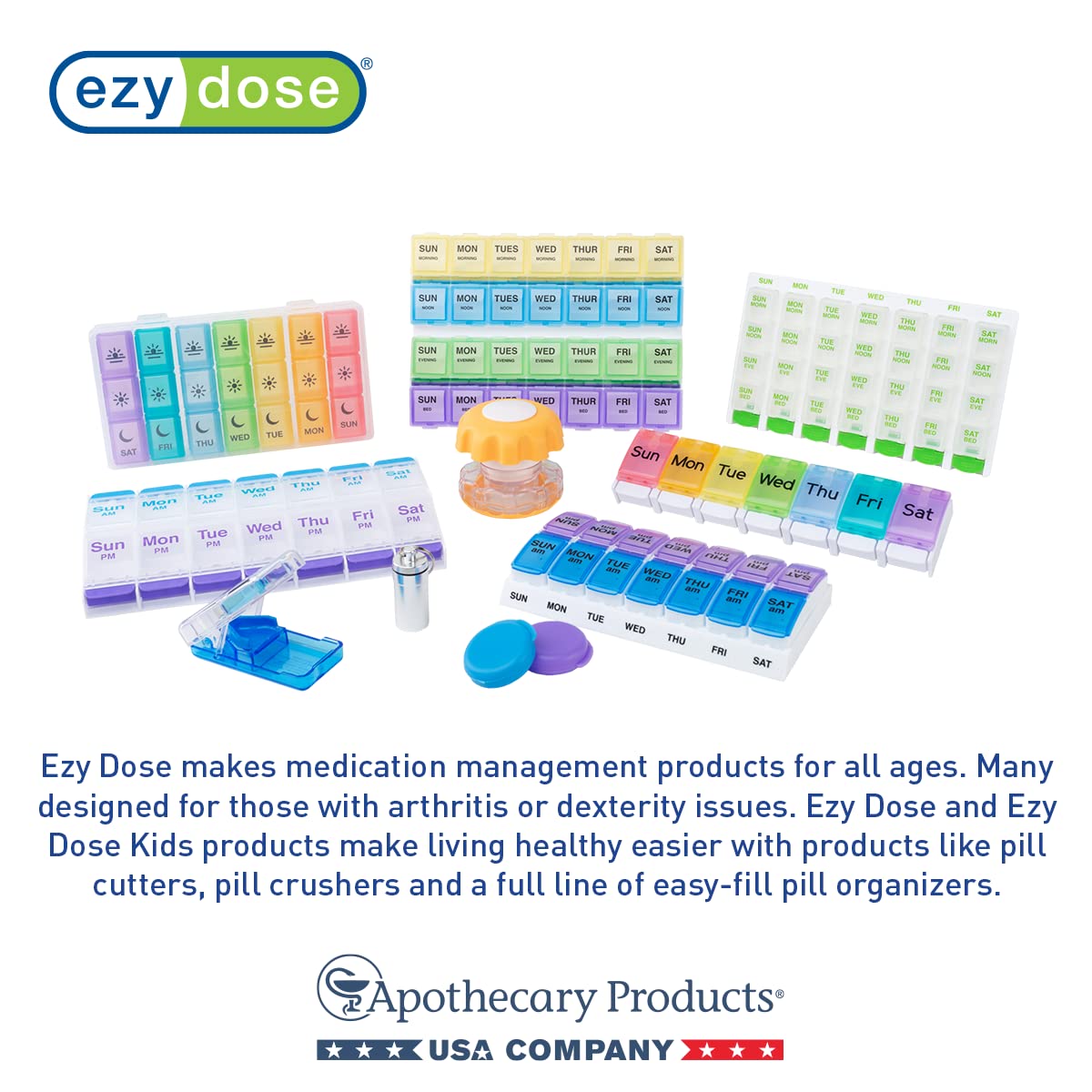 EZY DOSE format compact 6,5 pouces, parfait pour le sac et le voyage