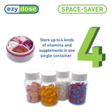 EZY DOSE mini organisateur distributeur coulissant utilisable d une main