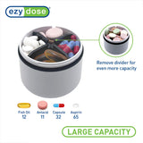 EZY DOSE Mini Organisateur avec design antimix évitant les mélanges.