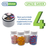EZY DOSE Mini Organisateur léger et portable pour les voyages.