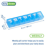Ouverture facile du pilulier EZY DOSE pour utilisation rapide