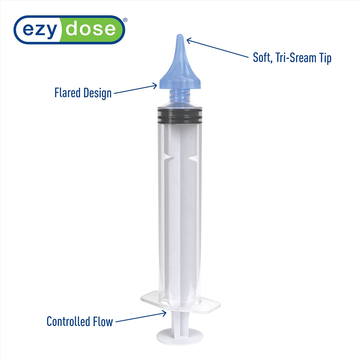 EZY DOSE pointe tri-flux assure une utilisation douce et maîtrisée