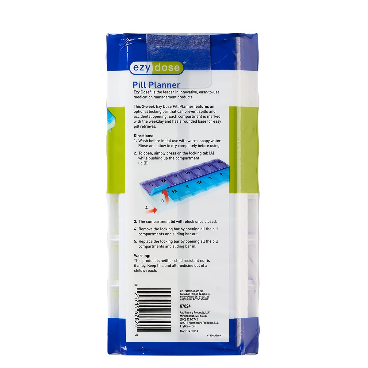 EZY DOSE format portable idéal pour voyager et se déplacer.
