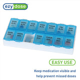 EZY DOSE AM/PM compartiments séparés pour deux prises par jour