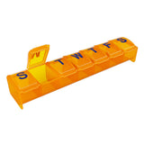 EZY DOSE corps ambré, protection UV et médicament visibles.