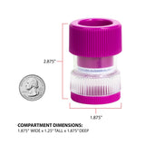 EZY DOSE tasse 2-en-1 pour boire et avaler les pilules en voyage.