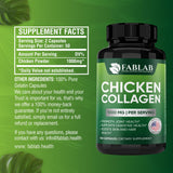 FabLab Bouillon poulet collagène type II, source naturelle pour les articulations.
