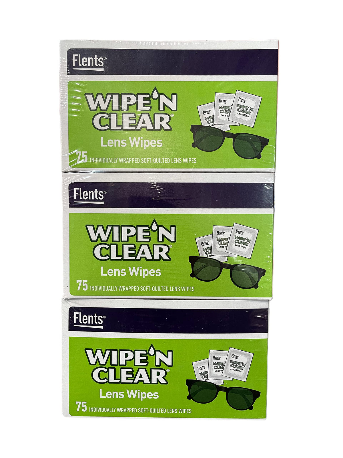 Fabric Solution Wipe'N Clear : lingettes pour lunettes, nettoyage sans traces.