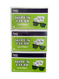 Fabric Solution Wipe'N Clear : lingettes pour lunettes, nettoyage sans traces.