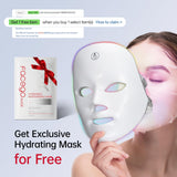 Facego masque lumière rouge visage: modes personnalisables pour adapter le soin