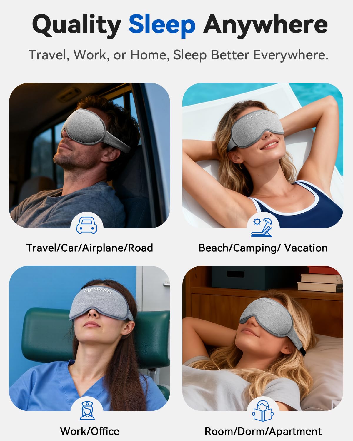 FACEMOON cadeau relaxation, petit budget, parfait pour offrir