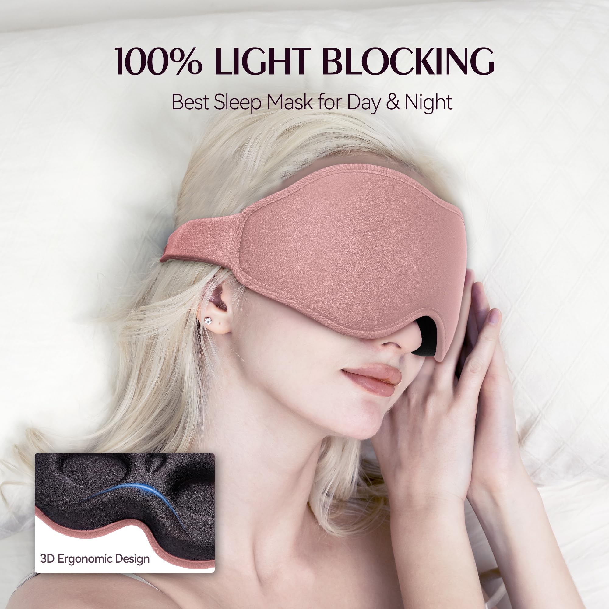 facemoon masque-sommeil-anti-pression-yeux assure l'espace suffisant autour des yeux.