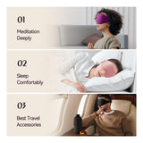 FACEMOON masque sommeil étui inclus – rangement pratique lors du voyage.