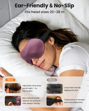 FACEMOON masque-sommeil-serrage-antiderapant: sangle stable qui ne serre pas.
