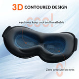 FACEMOON masque yeux 3D design ergonomique et confort sans pression.