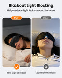 FACEMOON masque yeux parfait en voyage, domicile ou bureau
