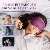 FACEMOON masque-yeux-poids nez-flexible s'adapte à toutes les formes et bloque la lumière.