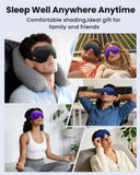 FACEMOON masque yeux idéal pour dormeurs sur le côté et voyageurs